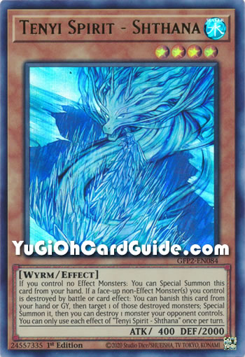 Yu-Gi-Oh Card: Tenyi Spirit - Shthana