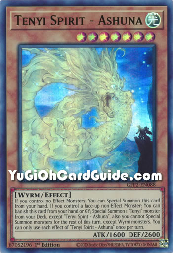 Yu-Gi-Oh Card: Tenyi Spirit - Ashuna