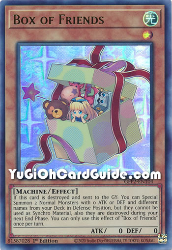 Yu-Gi-Oh Card: Box of Friends