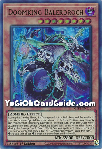 Yu-Gi-Oh Card: Doomking Balerdroch