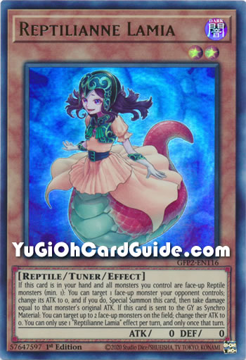 Yu-Gi-Oh Card: Reptilianne Lamia