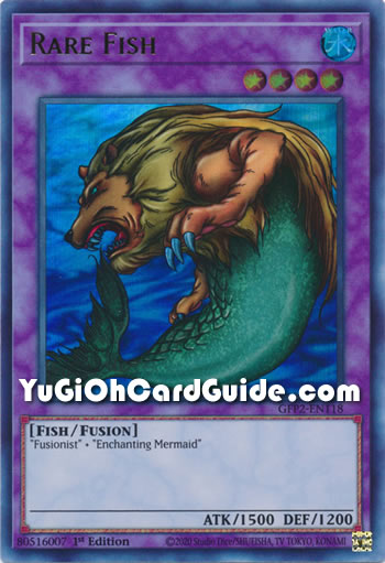Yu-Gi-Oh Card: Rare Fish