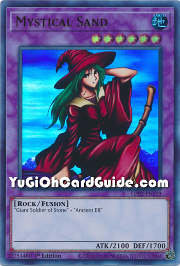Yu-Gi-Oh Card: Mystical Sand