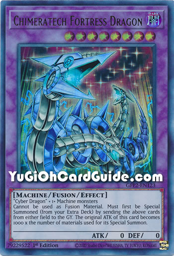 Yu-Gi-Oh Card: Chimeratech Fortress Dragon