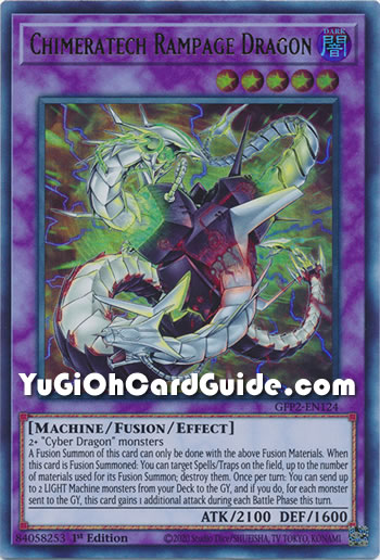 Yu-Gi-Oh Card: Chimeratech Rampage Dragon