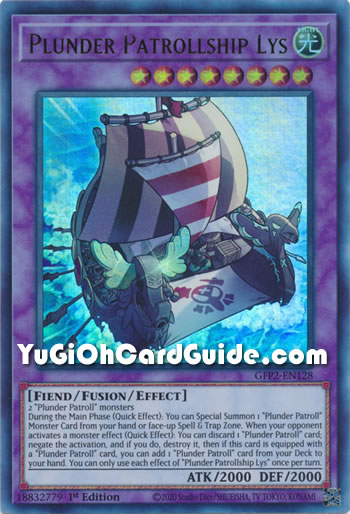 Yu-Gi-Oh Card: Plunder Patrollship Lys