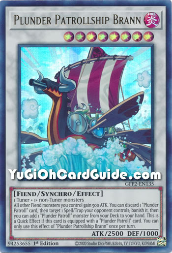 Yu-Gi-Oh Card: Plunder Patrollship Brann