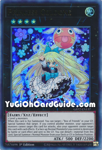 Yu-Gi-Oh Card: Princess Cologne