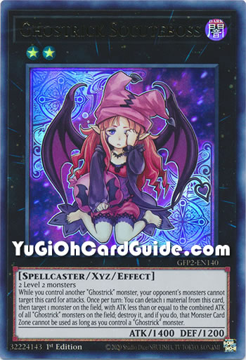 Yu-Gi-Oh Card: Ghostrick Socuteboss