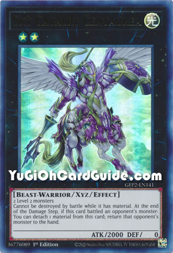 Yu-Gi-Oh Card: Sky Cavalry Centaurea