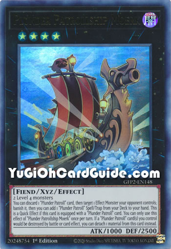 Yu-Gi-Oh Card: Plunder Patrollship Moerk