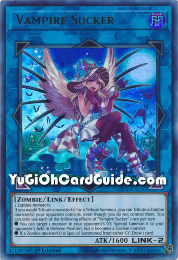 Yu-Gi-Oh Card: Vampire Sucker