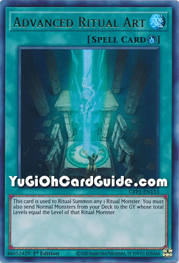 Yu-Gi-Oh Card: Advanced Ritual Art