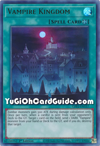 Yu-Gi-Oh Card: Vampire Kingdom