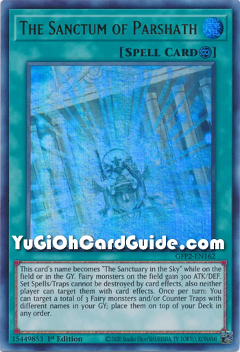 Yu-Gi-Oh Card: The Sanctum of Parshath