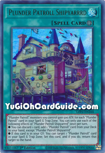 Yu-Gi-Oh Card: Plunder Patroll Shipyarrrd
