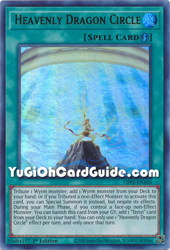 Yu-Gi-Oh Card: Heavenly Dragon Circle