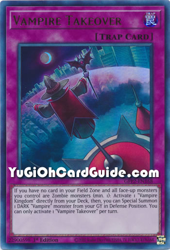 Yu-Gi-Oh Card: Vampire Takeover