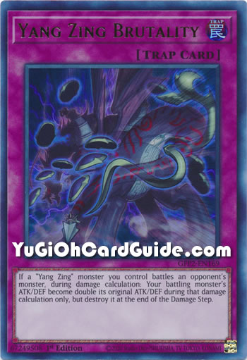 Yu-Gi-Oh Card: Yang Zing Brutality
