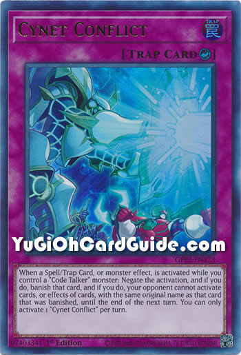 Yu-Gi-Oh Card: Cynet Conflict