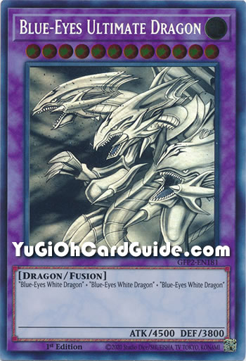 Yu-Gi-Oh Card: Blue-Eyes Ultimate Dragon