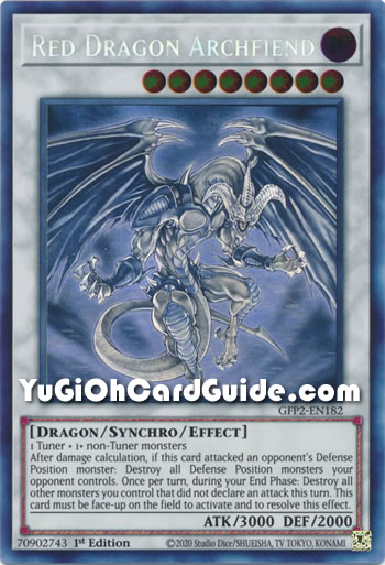 Yu-Gi-Oh Card: Red Dragon Archfiend