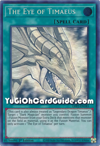 Yu-Gi-Oh Card: The Eye of Timaeus