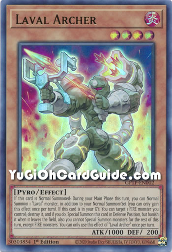 Yu-Gi-Oh Card: Laval Archer