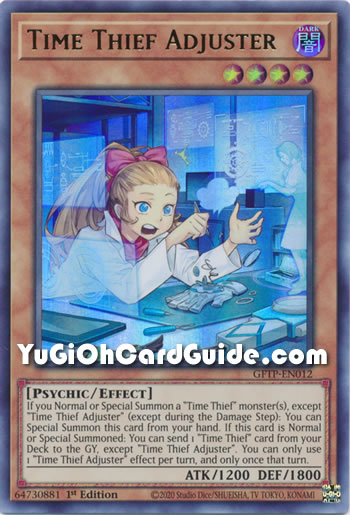 Yu-Gi-Oh Card: Time Thief Adjuster