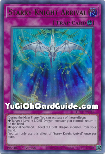 Yu-Gi-Oh Card: Starry Knight Arrival