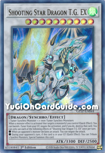 Yu-Gi-Oh Card: Shooting Star Dragon T.G. EX
