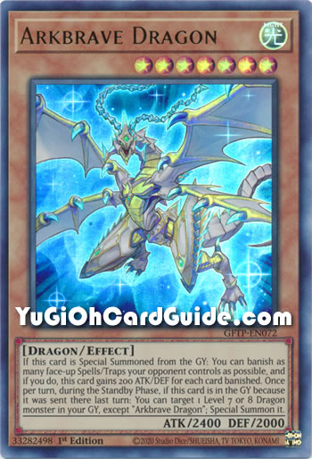 Yu-Gi-Oh Card: Arkbrave Dragon