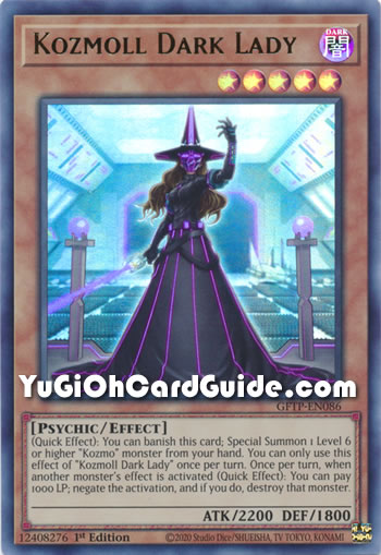 Yu-Gi-Oh Card: Kozmoll Dark Lady