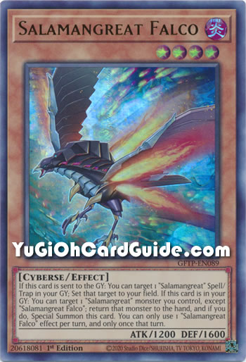 Yu-Gi-Oh Card: Salamangreat Falco