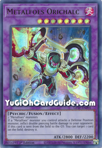 Yu-Gi-Oh Card: Metalfoes Orichalc