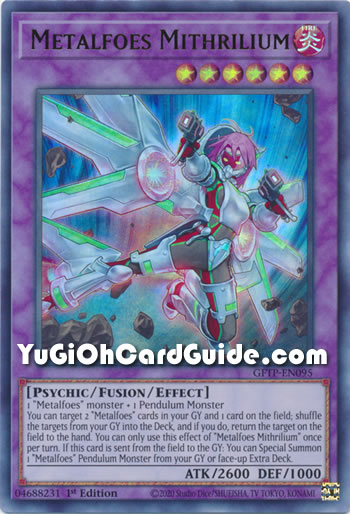 Yu-Gi-Oh Card: Metalfoes Mithrilium