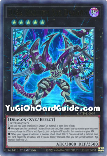 Yu-Gi-Oh Card: Dark Requiem Xyz Dragon