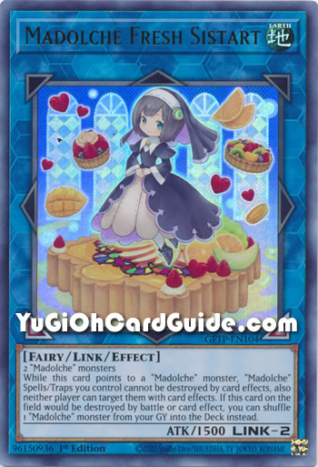 Yu-Gi-Oh Card: Madolche Fresh Sistart