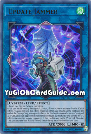 Yu-Gi-Oh Card: Update Jammer