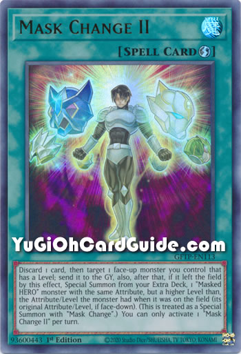 Yu-Gi-Oh Card: Mask Change II