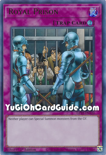 Yu-Gi-Oh Card: Royal Prison