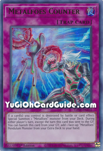 Yu-Gi-Oh Card: Metalfoes Counter