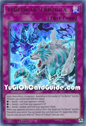 Yu-Gi-Oh Card: Terror of Trishula