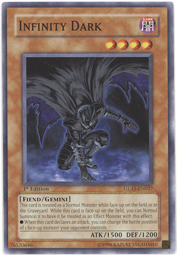 Yu-Gi-Oh Card: Infinity Dark