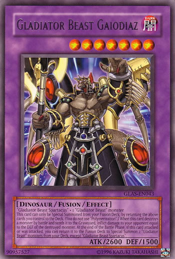 Yu-Gi-Oh Card: Gladiator Beast Gaiodiaz