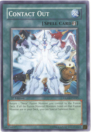 Yu-Gi-Oh Card: Contact Out