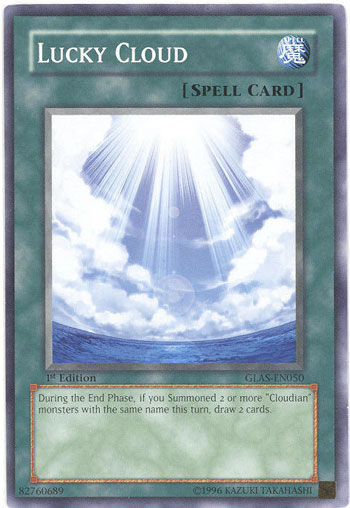 Yu-Gi-Oh Card: Lucky Cloud
