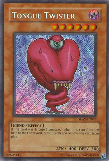 Yu-Gi-Oh Card: Tongue Twister