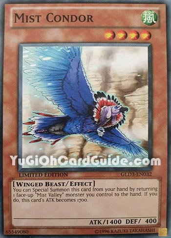 Yu-Gi-Oh Card: Mist Condor