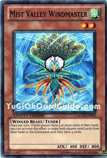 Yu-Gi-Oh Card: Mist Valley Windmaster